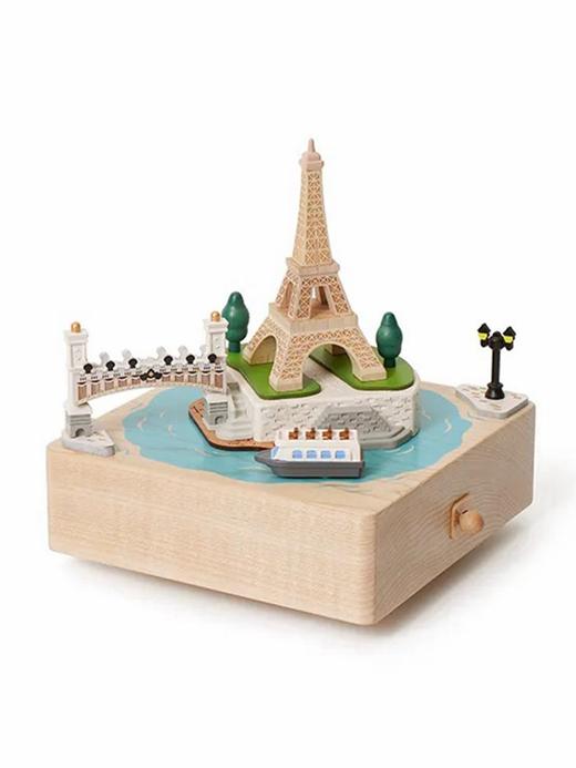 wooderfullife  音乐盒 法国塞纳河 商品图6