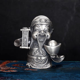 子佩集S999银【五路财神】茶宠【BJ699】小摆件纯银2312