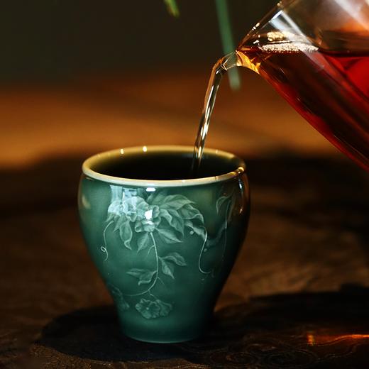 龙泉青瓷严少英春风和煦杯梅子青茶具陶瓷品茗杯主个人饮杯高档功夫茶道 商品图1