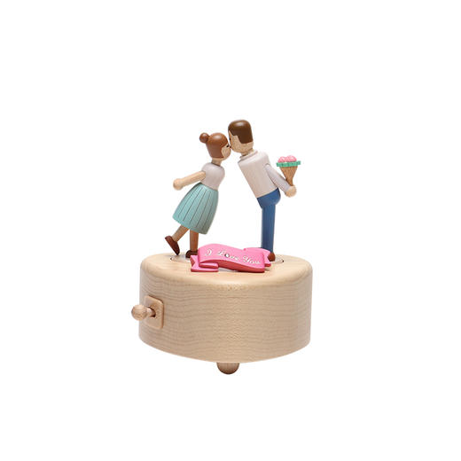 wooderfullife  音乐盒 情侣亲亲 情人约会 约会摩天轮 商品图4