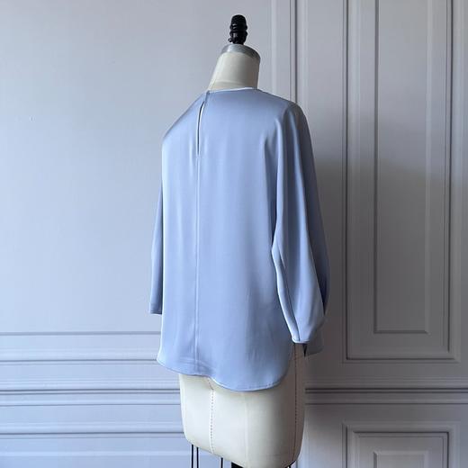 衣橱挚爱— 极简连袖衬衫、纯色宽松圆领 2302005 商品图4