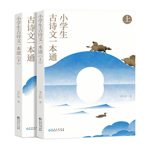 中小学生古诗文一本通（上下册）6-12岁 古诗词和文言文全解一本通语文古诗文完全解读译注与赏析 商品图4