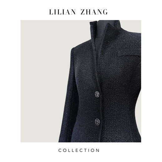 C系列—定制—收藏级——新风貌“The New Look”极简静奢风大衣2306020 商品图3