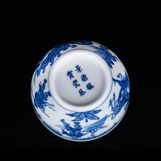 青花鬼谷子下山缸杯 商品图5