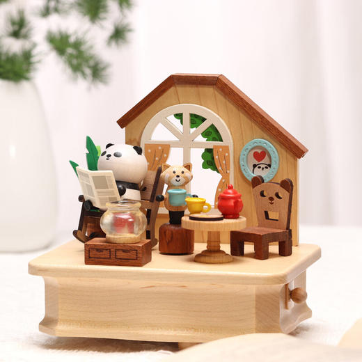wooderfullife  音乐盒 熊猫生活 商品图2