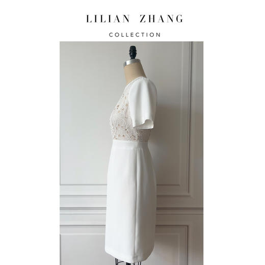 定制—Gentlewomen—多元风貌—Lace拼接修身连衣裙 2301995 商品图1