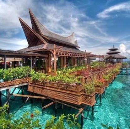 【仙本那网红水屋】马布岛MWB海上木屋2晚|含斗湖机场到仙本那码头往返接送+仙本那码头往返度假村+全餐（提供每日三餐、茶点、咖啡/茶/果汁）+不限次岸边浮潜|无证可申请诗巴丹潜水