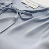 时尚气质-小众-系带缎面长袖醋酸 衬衫宽松-春夏通勤百搭 2102037 商品缩略图2