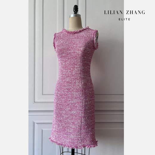 Vintage--轻奢、流苏小香连衣裙-优雅复古风小香风马甲裙 2201073 商品图2