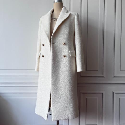 2206005 LILIAN ZHANG 优雅诠释、正肩收腰量感、轻奢羊毛大衣 商品图1