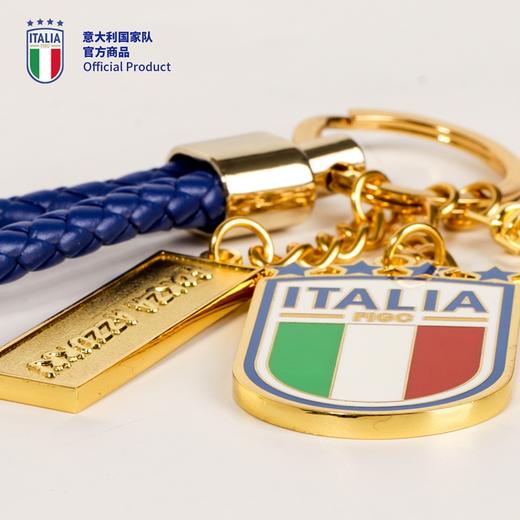 意大利国家队官方商品 | 双面队徽蓝金钥匙链足球徽章球迷 商品图4