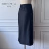 法式风-中高腰H廓形半裙、后腰松紧-气质修身优雅半身裙  2203017 商品缩略图2