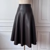 定制——Lady挚爱——秋冬中高腰仿羊皮手感的A摆气质半裙 2203024 商品缩略图0