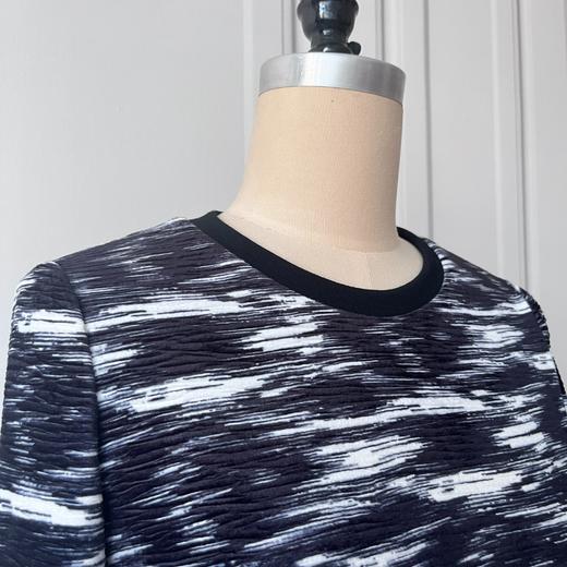 慵懒自由式— Lady挚爱、舒适H型连衣裙-印花宽松直筒裙  2201077 商品图2