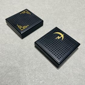 镶铜便携盘单层香盒（随机）