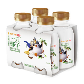 光明 一只椰子 牛乳饮品牛奶 250ml*4瓶 商品图5