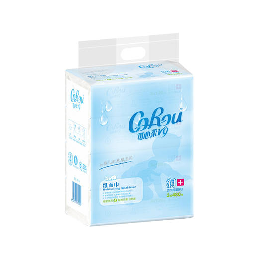 可心柔V9136润+宝贝系列120抽*4纸巾 商品图2