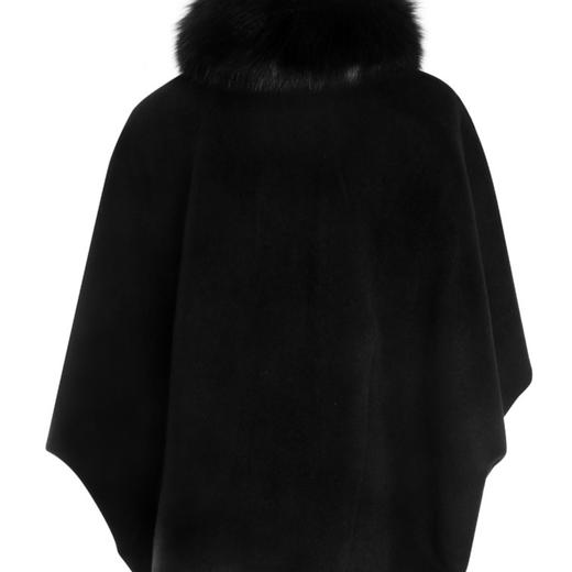 复古优雅风羊毛短斗篷 - 通勤百搭优雅气质女士大衣外套  2106005 商品图1