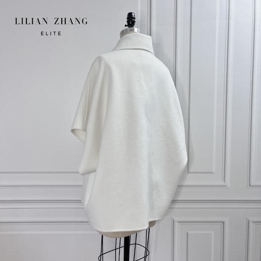 定制—优雅诠释、唯美复古纯色翻领百搭Oversize斗篷大衣 2205065 商品图1