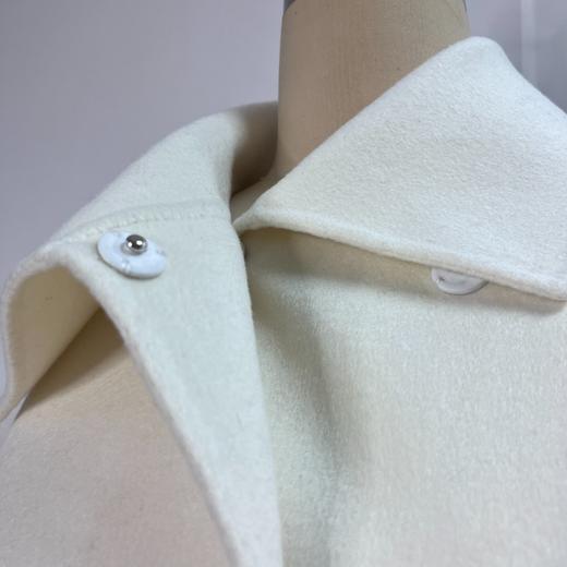 定制—优雅诠释、唯美复古纯色翻领百搭Oversize斗篷大衣 2205065 商品图3