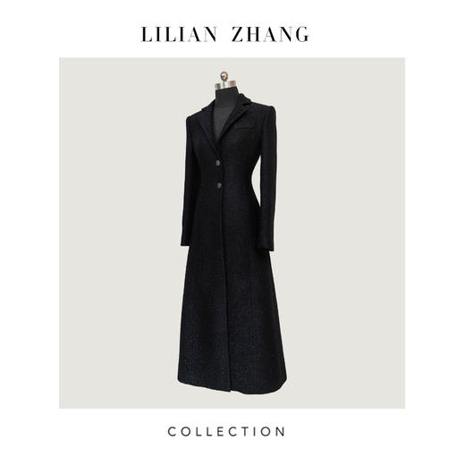 C系列—定制—收藏级——新风貌“The New Look”极简静奢风大衣2306020 商品图4