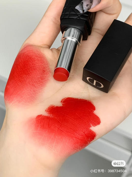 Dior磨砂黑管口红-999色号 商品图4