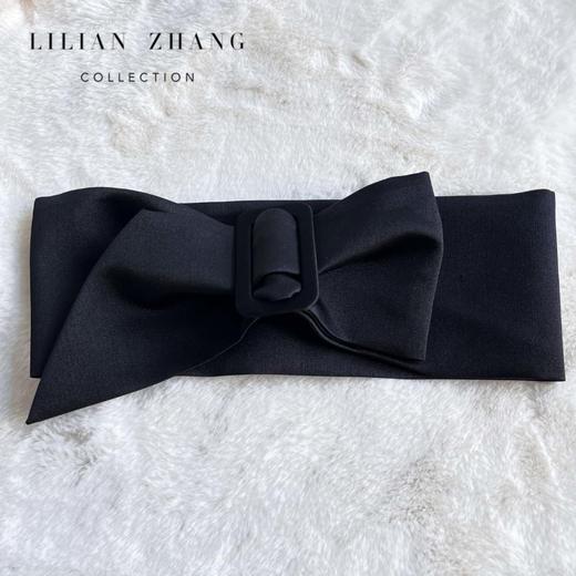 定制——挚爱主角之选、中古风简约百搭黑色腰封（8公分扣头）2313002 商品图1