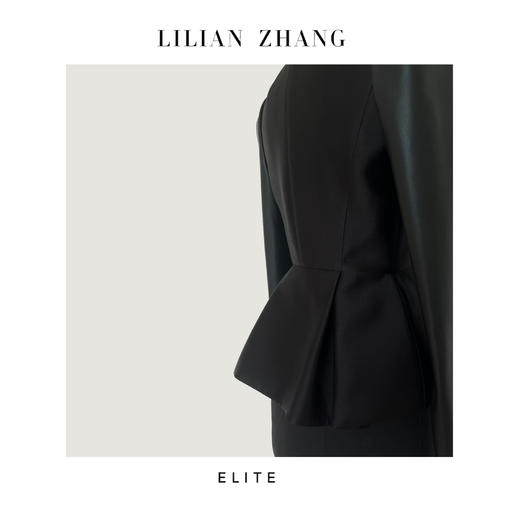 定制—都市力量——复古新潮—— 沙漏式哥特风拼接短款上衣 2305022 商品图3