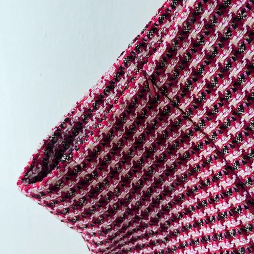 定制—中GU风、温莎宫廷软呢小香风半裙气质秋冬格纹一步裙 2203032 商品图3