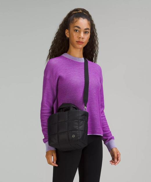 LULU 2024新品 Quilted Grid 女士斜挎包 Z-11195 商品图0