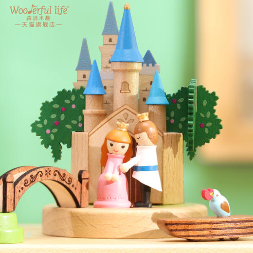 wooderfullife  音乐盒 森林城堡 商品图4