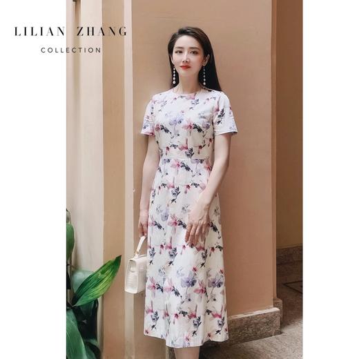 定制—自然艺术—“法式浪漫”—清新欧丁香气质连衣裙 2301066 商品图0