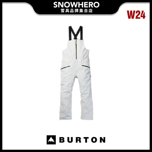 2324 BURTON M GORE RESERVE BIB STOUT WHITE 商品图0