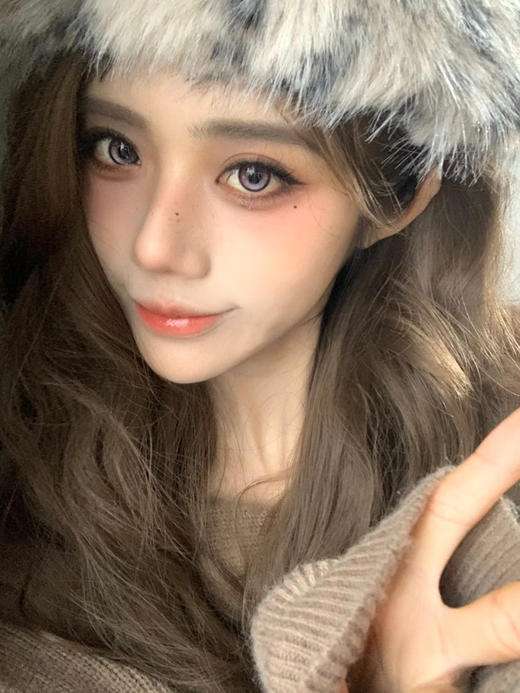 【大直径】NICEKON-樱花粉-14.5mm【年抛 0-1000度 含有525/575】着色直径13.8mm 商品图2