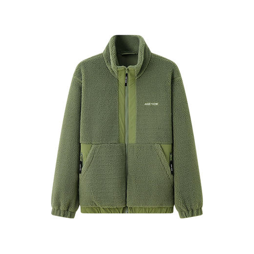 【YKYB黄子韬同款】羊羔毛外套冬季美式休闲潮牌简约百搭宽松棉衣 商品图3