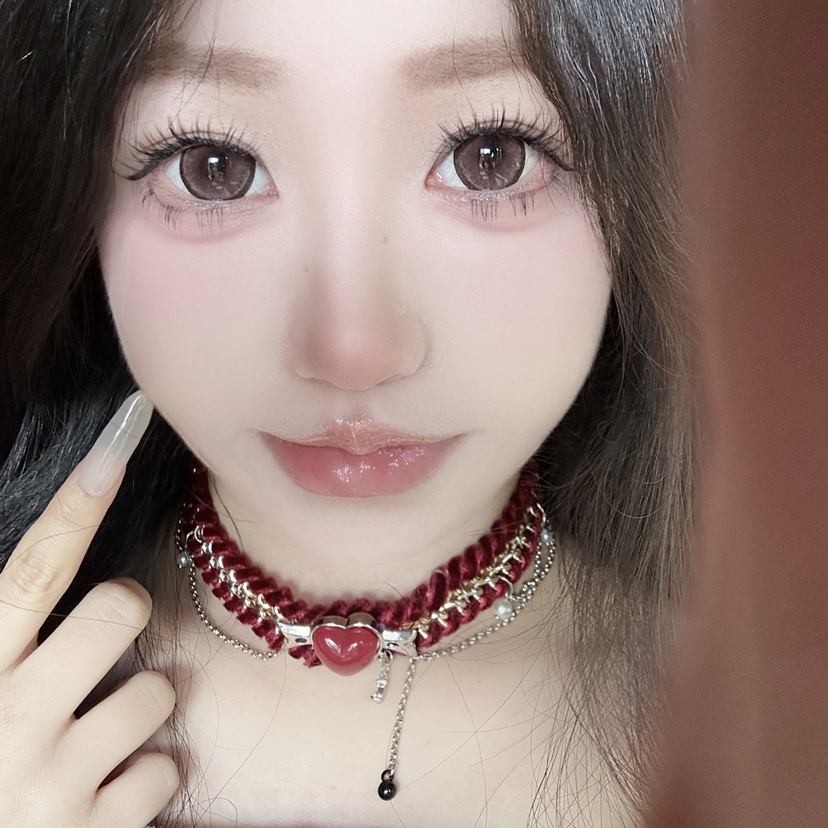 年抛 樱桃可可 sheepcon  大直径14.5 着色14.4 ( 同品牌多副更划算 选款色板在详情页)