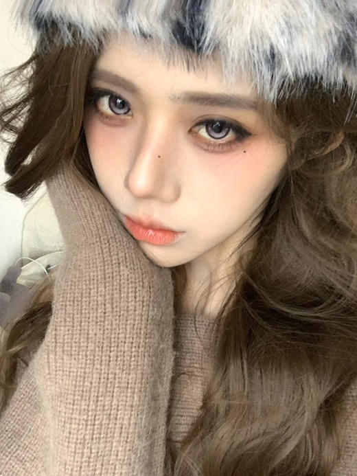 【大直径】NICEKON-樱花粉-14.5mm【年抛 0-1000度 含有525/575】着色直径13.8mm 商品图6