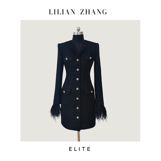 定制—都市力量——时尚轮回——衣橱挚爱小香风连衣裙  2301097 商品图0