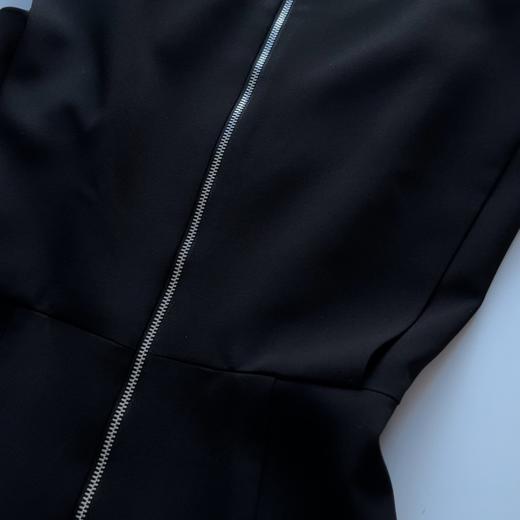 定制—生活艺术—力量源泉—暗黑风黑白浪漫连衣裙气质黑色2301073 商品图4