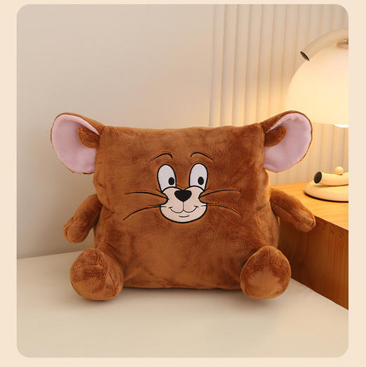 【童年的回忆 】猫和老鼠造型抱枕毯，靠枕摆件，内配毯子 商品图0
