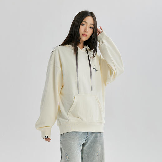 YKYB星座印花连帽卫衣潮牌宽松帽衫个性夜光印花街头休闲外套ins 商品图2