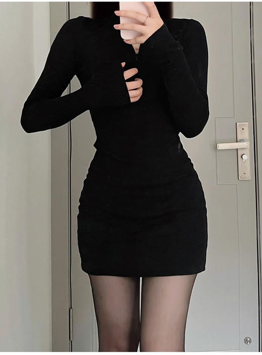 裁缝学苑AS155 针织紧身连衣裙包臀裙纸样短裙子打底打版裁剪2023新款内搭 商品图3