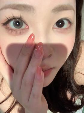 Lillilly日抛美瞳 碎金白桃LL-48 14.2mm