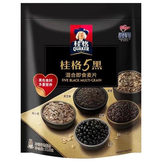 桂格5黑混合即食燕麦片518g  22196736 商品图0