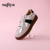Safiya/索菲娅2024春季新款潮流街头透气百搭复古拼色厚底德训鞋 SF41112034 商品缩略图9