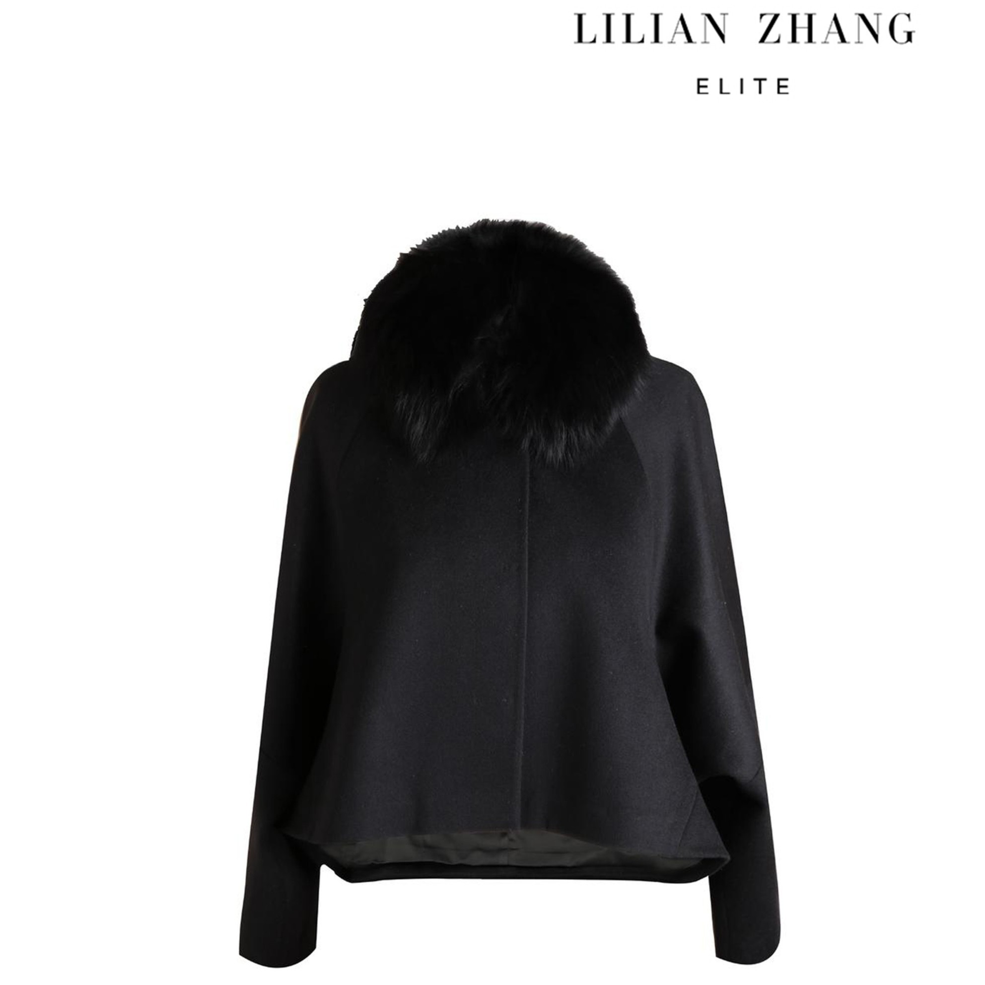 定制—复古风—长袖毛领短斗篷 - 时尚短款秋冬女士外套  2106004