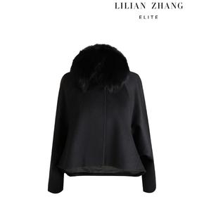 定制—复古风—长袖毛领短斗篷 - 时尚短款秋冬女士外套  2106004