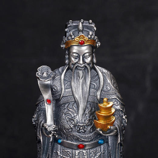 子佩集S999银【财神】摆件【BJ750】纯银2312 商品图3