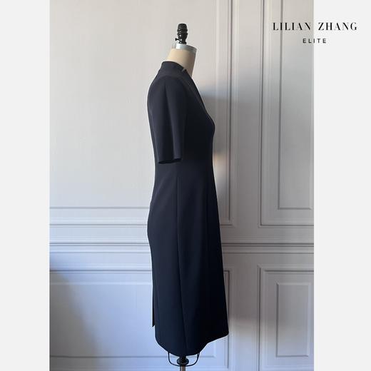 中式小立领收腰包臀连衣裙 - 气质修身春夏超显瘦连衣裙  2101039 商品图2