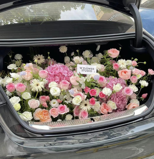 粉色系后备箱--求婚/惊喜/生日 商品图0